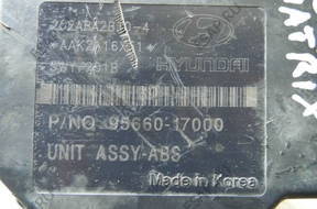 БЛОК АБС   HYUNDAI Matrix 95660-17000 5WY7201B