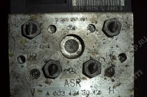 БЛОК АБС   MERCEDES 0265217401 A0034313012 -