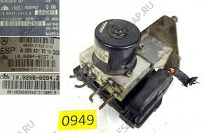 БЛОК АБС   MERCEDES 208 CLK A1705450132 A0034317012
