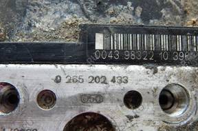 БЛОК АБС   MERCEDES A KLASA 0265202433 A0034317412