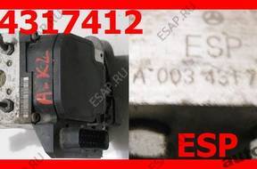 БЛОК АБС Mercedes A-klasa w168   A0034317412