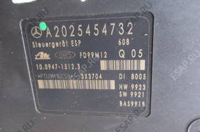 БЛОК АБС MERCEDES A2025454732 A0034318212Q05