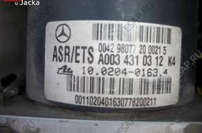 БЛОК АБС   MERCEDES CLK W208 A0034310312K4