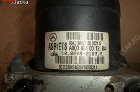 БЛОК АБС   MERCEDES CLK W208 A0034310312K4
