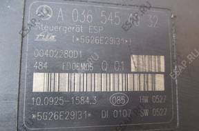 БЛОК АБС   MERCEDES SLK W171 2004 год->  A0365454032