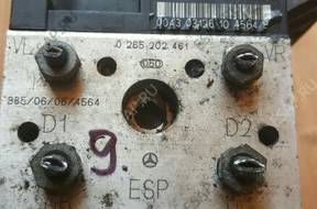 БЛОК АБС   MERCEDES W168 A-KLASA 0265202461
