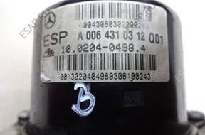 БЛОК АБС MERCEDES W203 2.2 CDI A0365454032  ESP