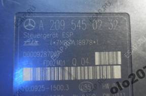 БЛОК АБС MERCEDES W203 2.7 CDI   A0034319412