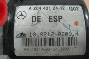 БЛОК АБС   MERCEDES W204 2.2CDI C-KLASA A2045455332