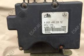 БЛОК АБС MERCEDES W208 CLK   A0034310312