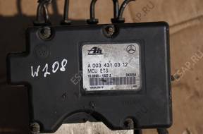 БЛОК АБС MERCEDES W208 CLK   MCU A2034310312