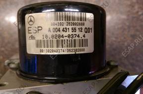 БЛОК АБС МОДУЛЬ УПРАВЛЕНИЯ ESP 2095451532  0044315512 Mercedes CLK