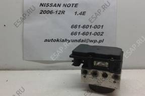 БЛОК АБС   NISSAN NOTE 1.4E 47660 9U100