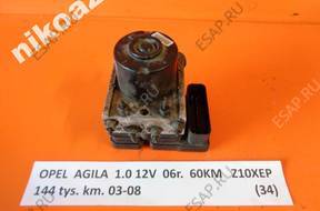 БЛОК АБС OPEL AGILA 1.0 12V 06 60KM Z10XEP
