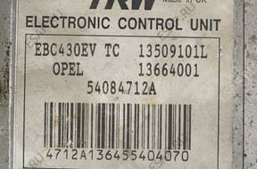 БЛОК АБС   OPEL VECTRA C 2.0 DTI 09191496 13664001
