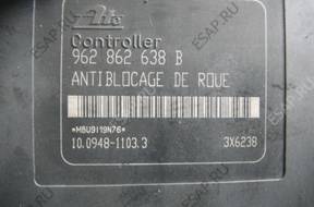 БЛОК АБС PEUGEOT 206 98-03   9630135080 96862638B