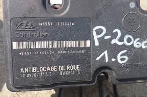 БЛОК АБС PEUGEOT 206 CC   5WK84108 10097011143