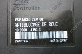 БЛОК АБС Peugeot 207 -  ESP MK60  10.0960-1192.3