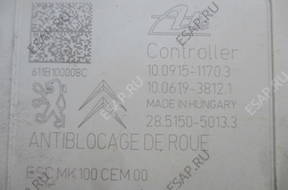 БЛОК АБС PEUGEOT 208 DS3  HMULCOWA ,ESP 9678416280