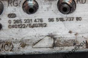 БЛОК АБС   PEUGEOT 307 0265800390 0265231476