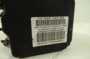 БЛОК АБС PEUGEOT 807  2007 год   ESP 0265950319