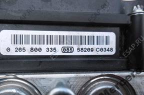 БЛОК АБС   RENAULT CLIO II 0265800335