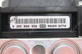 БЛОК АБС RENAULT CLIO III -   0265800559 0265232077