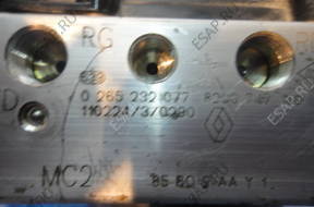 БЛОК АБС   Renault clio III 265800559 265232077