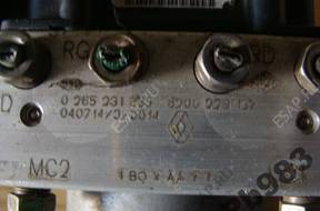 БЛОК АБС  RENAULT CLIO III  8200229137  0265800335