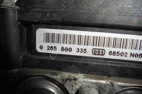 БЛОК АБС RENAULT KANGOO   0265231333 0265800335