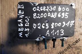БЛОК АБС   RENAULT MEGANE  0265231300 8200038695