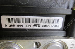БЛОК АБС    RENAULT MEGANE 2 NR 8200377455