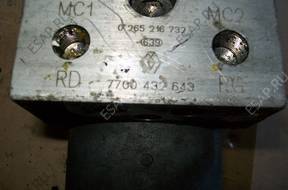 БЛОК АБС   RENAULT MEGANE I 7700432643 0265216732