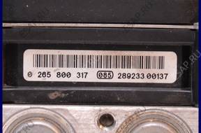 БЛОК АБС   RENAULT MEGANE II 0265800317 0265231300