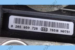 БЛОК АБС RENAULT MEGANE II   0265950728
