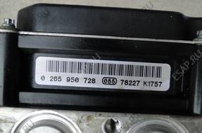 БЛОК АБС   Renault Megane II Scenic II 0265950728