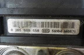 БЛОК АБС   RENAULT MODUS 1.5 DCI 0265800558