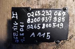 БЛОК АБС   RENAULT SCENIC  0265232067 8200737985