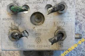 БЛОК АБС   RENAULT SCENIC 1.8 0273004395 7700432643