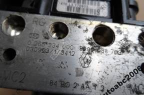 БЛОК АБС   RENAULT SCENIC II 2 0265234000 820003870