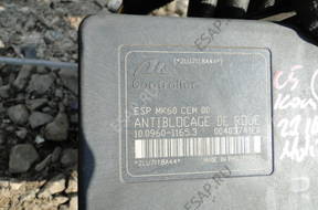 БЛОК АБС   С ESP Citroen C5 04-08 9659570580