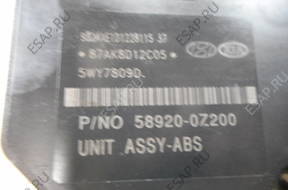 БЛОК АБС SPORTAGE II 2,0CRDI 2009 год    58920--0Z200