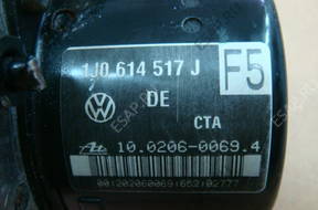 БЛОК АБС  VW SEAT SKODA AUDI 1C0907379M 1J0614517J