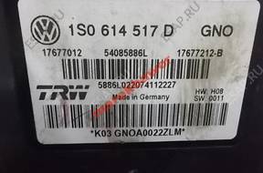 БЛОК АБС VW UP SEAT MII SKODA   1S0614517D,