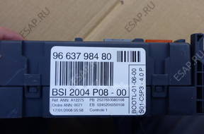 БЛОК БЛОК УПРАВЛЕНИЯ BSI PEUGEOT 207 1.6 VTI 9663798480