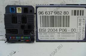 БЛОК BSI 9663798280 P06-00 PEUGEOT 207 1.6 HDI