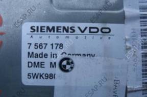 БЛОК УПРАВЛЕНИЯ + CAS + КЛЮЧ BMW E90 N52 2.5