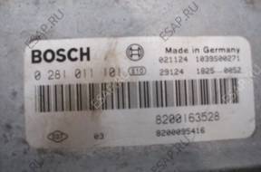 БЛОК УПРАВЛЕНИЯ 0 281 011 101 LAGUNA II MEGANE II CLIO II