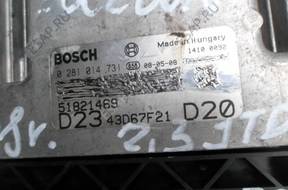 БЛОК УПРАВЛЕНИЯ 0 281014731 FIAT DUCATO 2.3 JTD 2009 год,