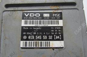 БЛОК УПРАВЛЕНИЯ   0195455932 MERCEDES W 210 2.3 L